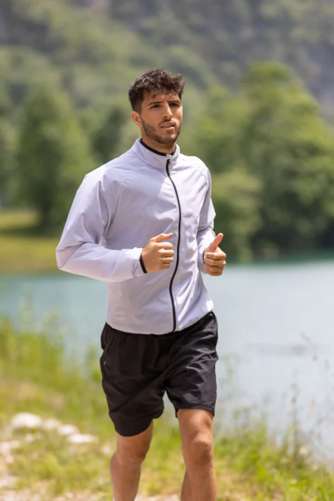 eVent x ITTTAI stormburstLT Summer 2025 - Man Jogging by Lake